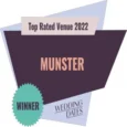 Award-winning hotel venue, Munster, 2022 by Wedding Dates, showcasing top-rated hospitality and elegant event spaces.