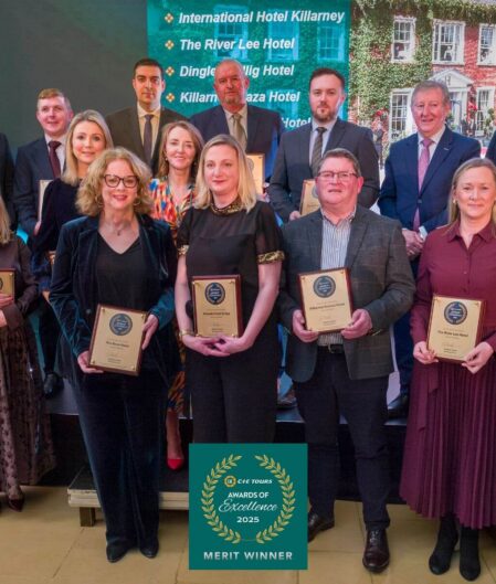 Team members Andrei & Sarah attending the CIE Awards of Excellence 2026